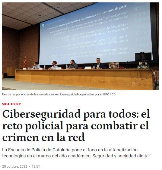 Artículo de CRÓNICA GLOBAL: Ciberseguridad para todos